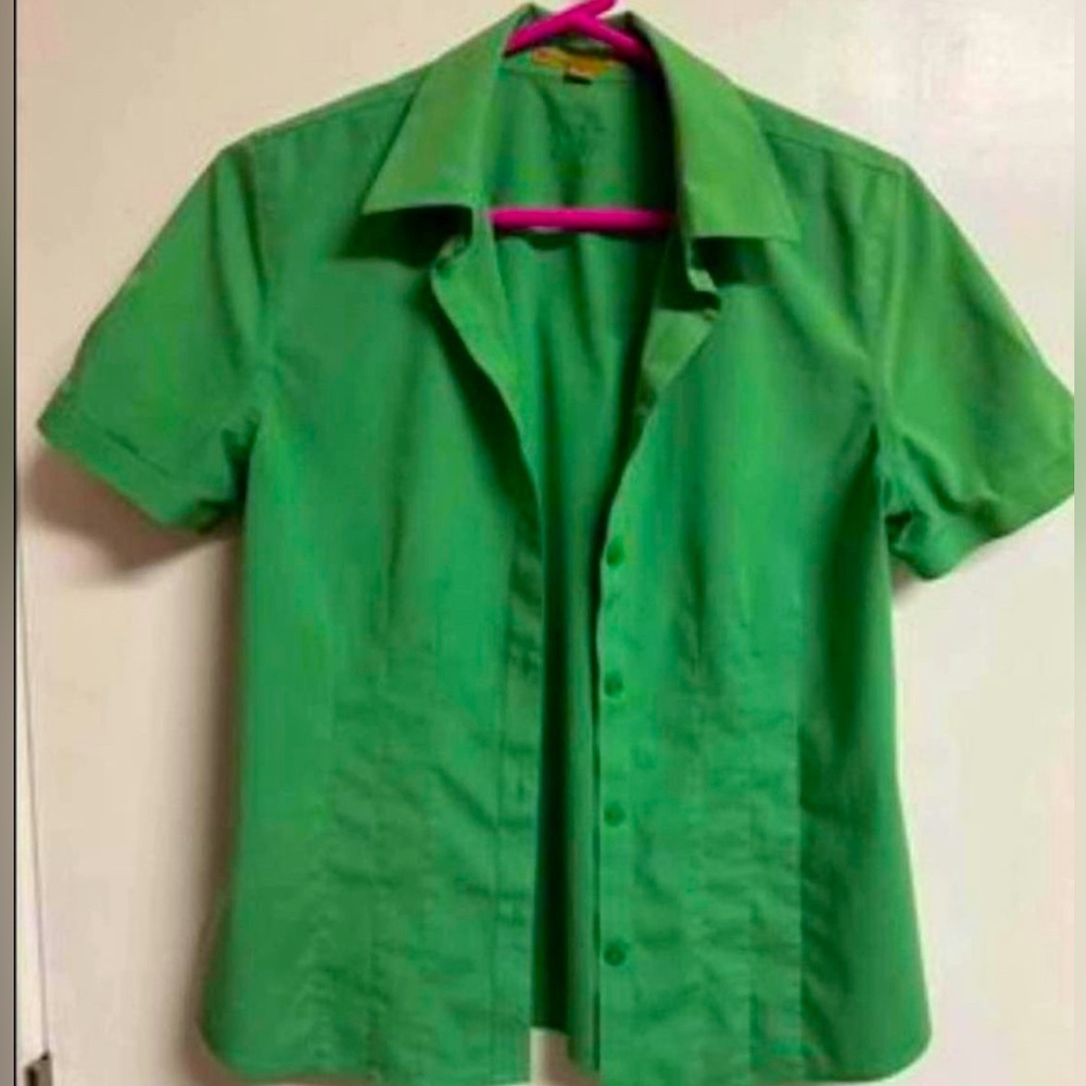 Alex Marie green blouse Women’s Sz 8
